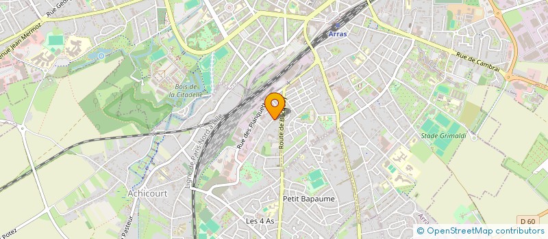 localisation de l'entreprise SCI DESIRE  ACHICOURT