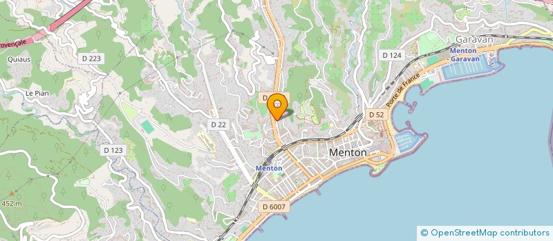 localisation de l'entreprise SCI DESIRE à MENTON