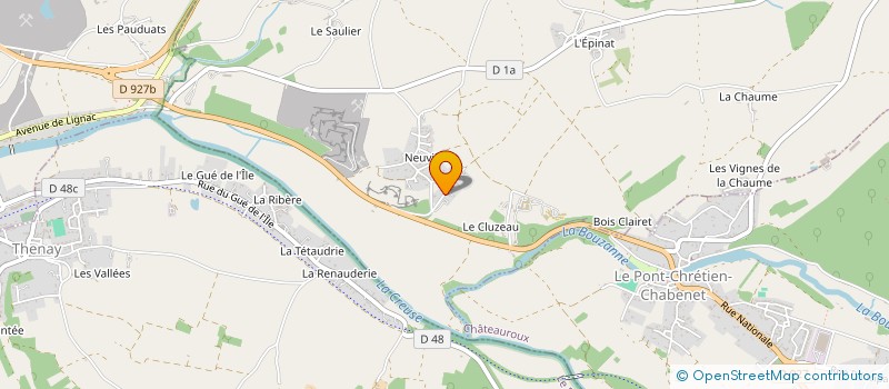 localisation de l'entreprise SCI DESIRE à CHASSENEUIL
