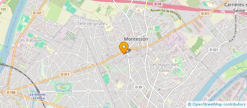 localisation de l'entreprise SCI DESIRE CLEMENT MT  MONTESSON