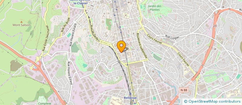 localisation de l'entreprise SCI DESIRE PALACE  SAINT-ETIENNE