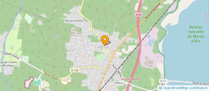localisation de l'entreprise SCI DESIREE à LABENNE
