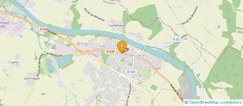 localisation de l'entreprise SCI DESIREE  BESSIERES