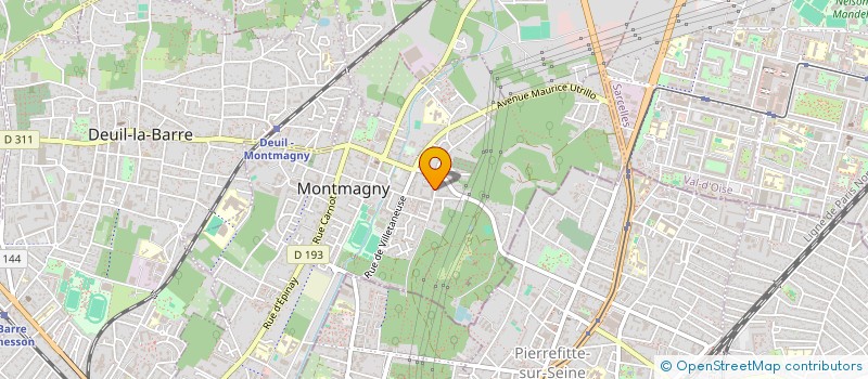 localisation de l'entreprise SCI -DESIREE  MONTMAGNY