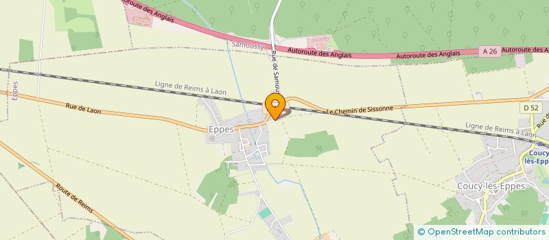 localisation de l'entreprise SCI DESIREE  EPPES