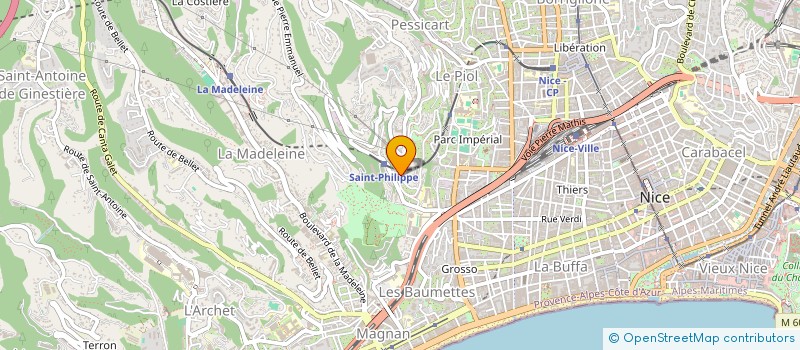 localisation de l'entreprise SCI DESIREE  NICE