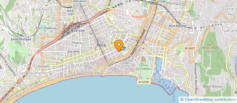 localisation de l'entreprise SCI DESIRY à NICE