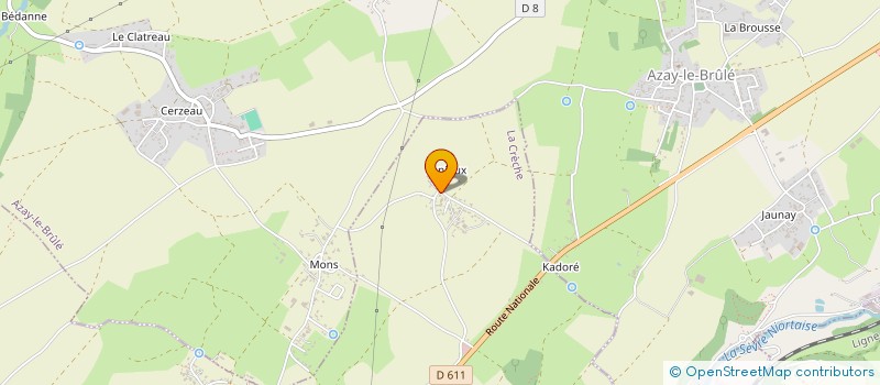 localisation de l'entreprise SCI DESJARDINS  LA CRECHE