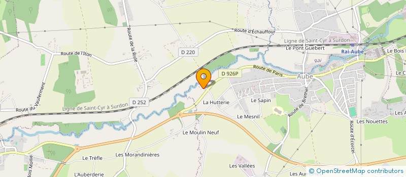 localisation de l'entreprise SCI DESJARDINS à LE MENIL-BERARD