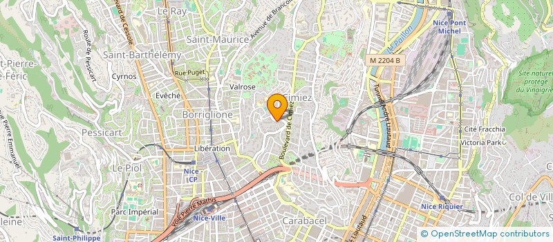 localisation de l'entreprise SCI DESK à NICE