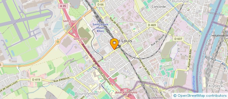 localisation de l'entreprise SCI DESL  SAINT-LOUIS