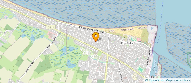 localisation de l'entreprise SCI DESLANDES  OUISTREHAM