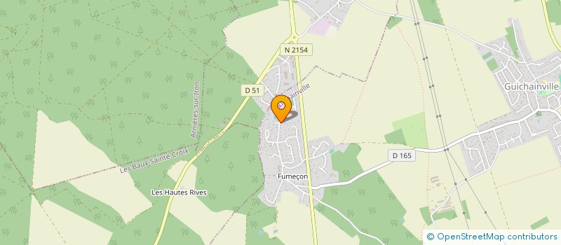 localisation de l'entreprise SCI DESLANDES AND CO  GUICHAINVILLE