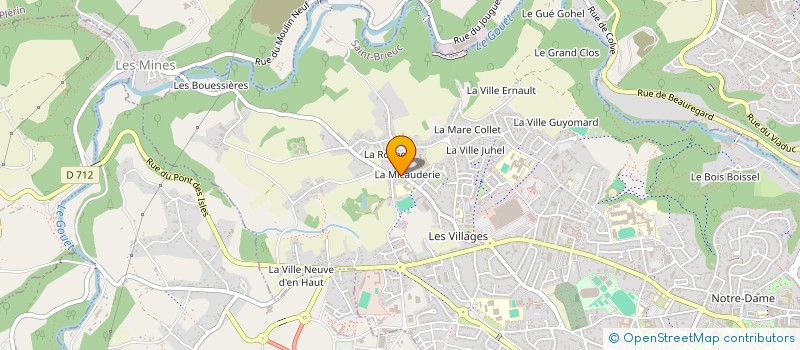 localisation de l'entreprise SCI DESLAV  SAINT-BRIEUC