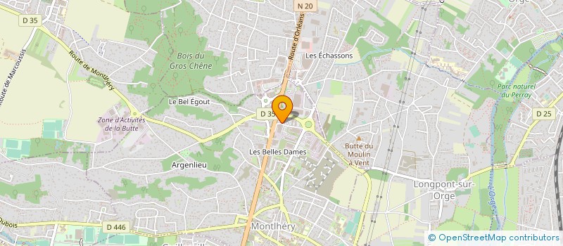 localisation de l'entreprise SCI DESLAY  MONTLHERY