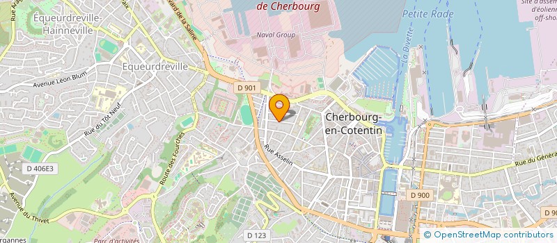 localisation de l'entreprise SCI DESLEMARECHAL à CHERBOURG-EN-COTENTIN