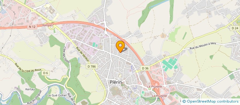 localisation de l'entreprise SCI DESLION  PLERIN