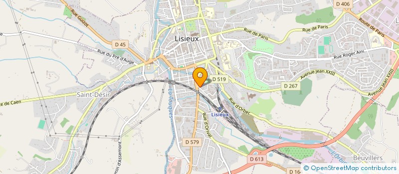 localisation de l'entreprise SCI DESLOUP à LISIEUX