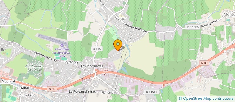 localisation de l'entreprise SCI DESMAISON-PBCA  YVRAC