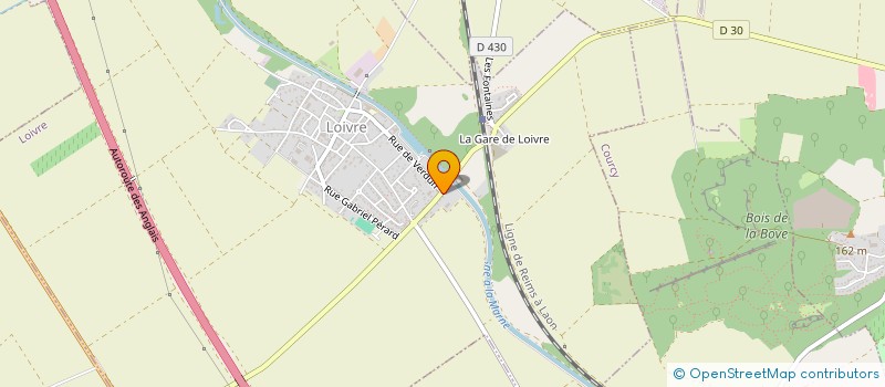 localisation de l'entreprise SCI DESMAREST  LOIVRE