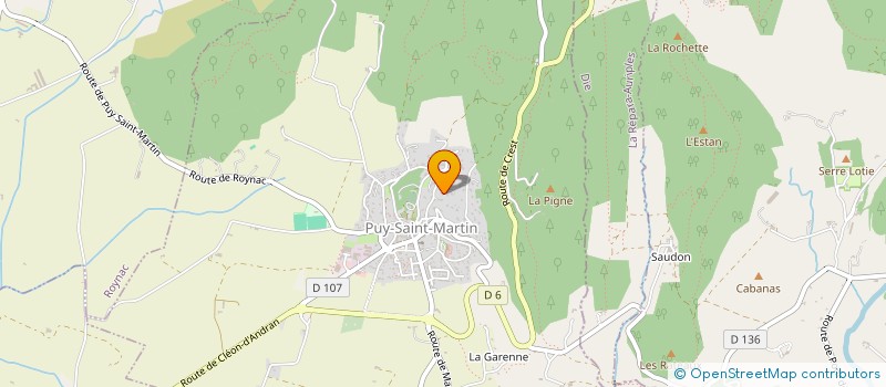 localisation de l'entreprise SCI DESMARIES  PUY-SAINT-MARTIN