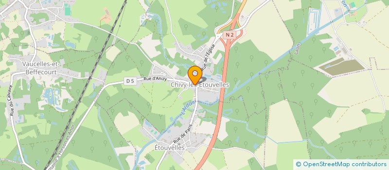 localisation de l'entreprise SCI DESMAZURES  CHAILLEVOIS