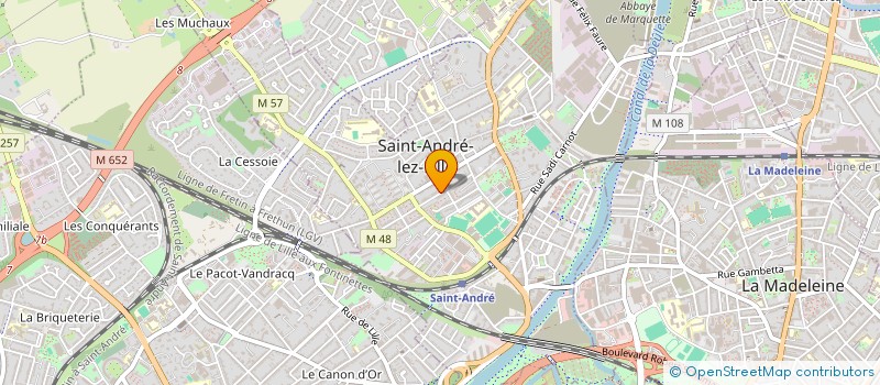 localisation de l'entreprise SCI DESMETTRE-DUPONT  SAINT-ANDRE-LEZ-LILLE