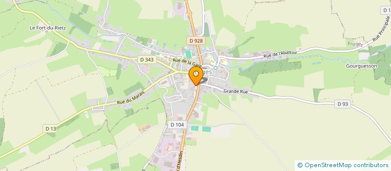 localisation de l'entreprise SCI DESMONS REMY  FRUGES