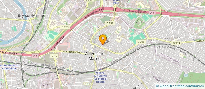 localisation de l'entreprise SCI DESMONT  VILLIERS-SUR-MARNE