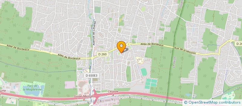 localisation de l'entreprise SCI DESMONT  GUJAN-MESTRAS