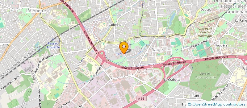 localisation de l'entreprise SCI DESMOULIN  PESSAC