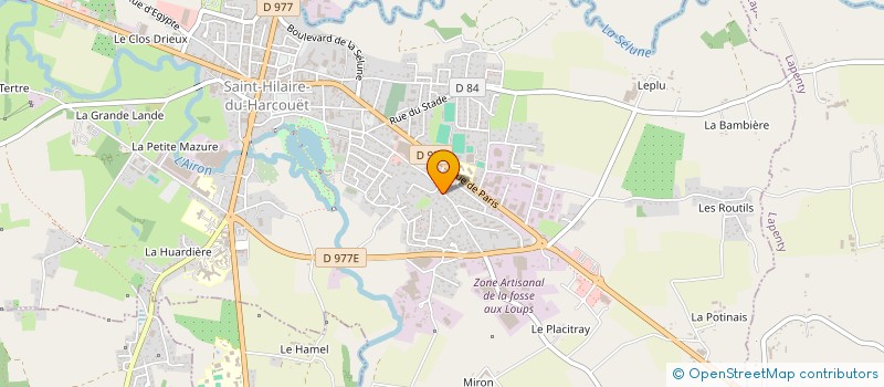 localisation de l'entreprise SCI DESMOULINS 2003  SAINT-HILAIRE-DU-HARCOUET