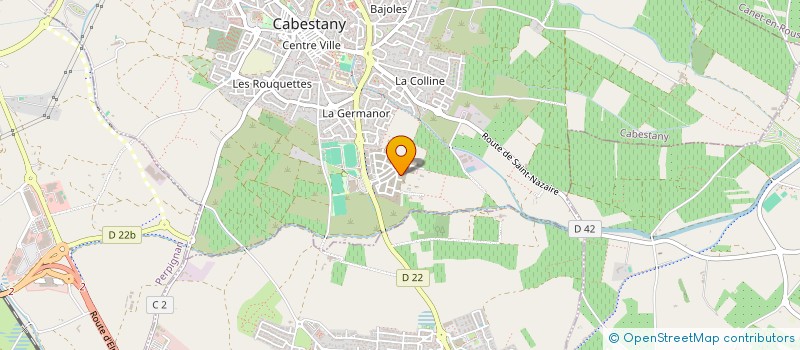 localisation de l'entreprise SCI DESMOULINS  CABESTANY