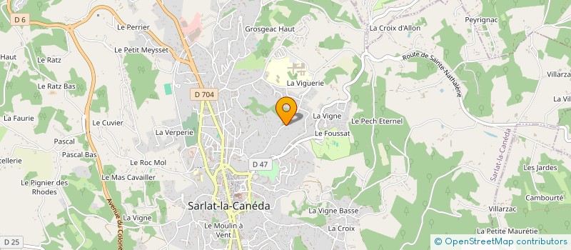 localisation de l'entreprise SCI DESMOURET 1821 à SARLAT-LA-CANEDA