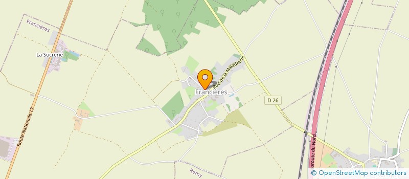 localisation de l'entreprise SCI DESMOUT  MONTIERS