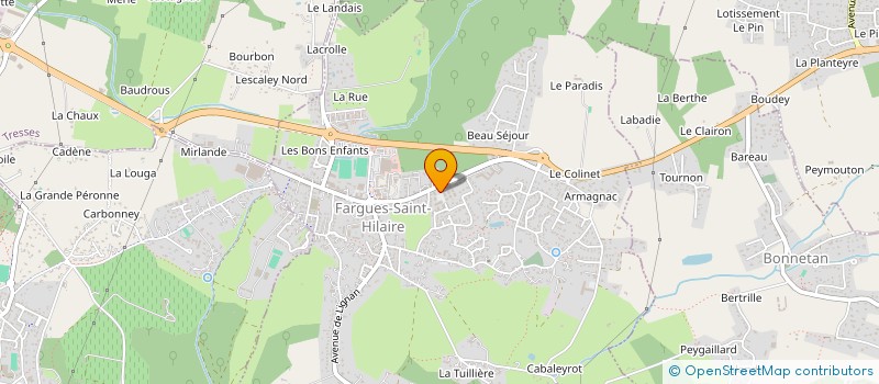 localisation de l'entreprise SCI DESNAT  FARGUES-SAINT-HILAIRE