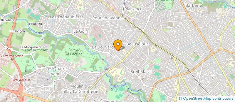 localisation de l'entreprise SCI DESNOES BOULOGNE  SAINT-HERBLAIN