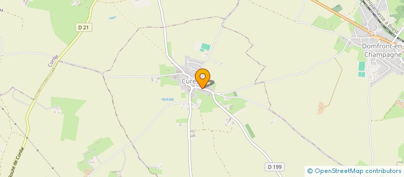 localisation de l'entreprise SCI DESNOS  CURES
