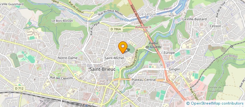 localisation de l'entreprise SCI DESNOS-BOUNET à SAINT-BRIEUC