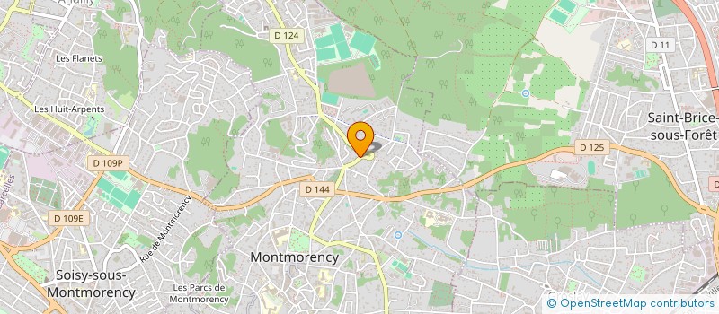 localisation de l'entreprise SCI DESNOT GRESILLONS à MONTMORENCY