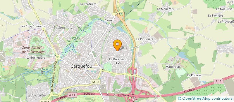 localisation de l'entreprise SCI DESNOYERS  CARQUEFOU