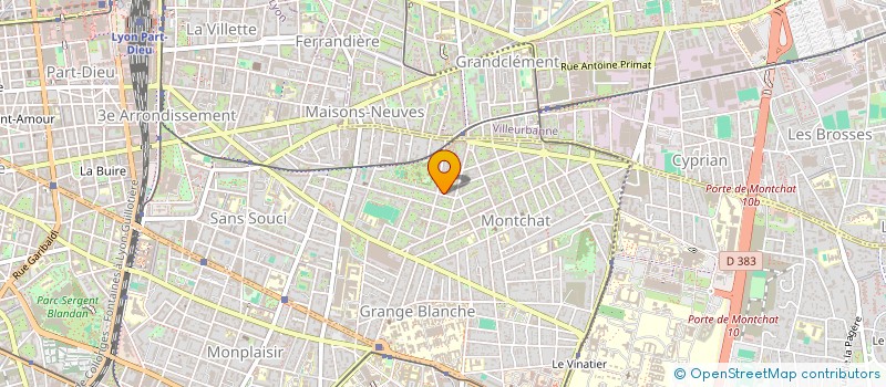 localisation de l'entreprise SCI DESORMEAUX  LYON