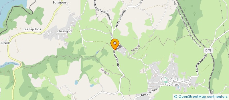 localisation de l'entreprise SCI DESPAT  SAINT-CYR-DE-FAVIERES