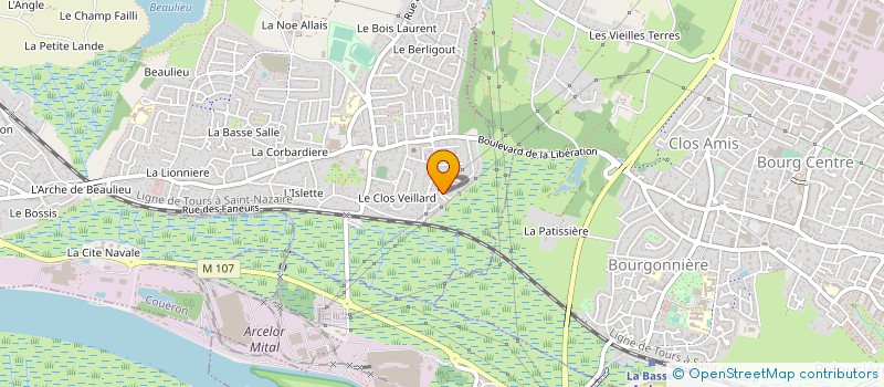 localisation de l'entreprise SCI DESPE à COUERON