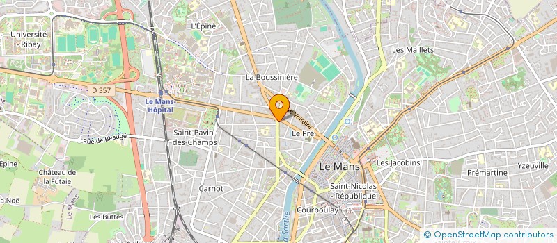 localisation de l'entreprise SCI DESPEAUX  LE MANS