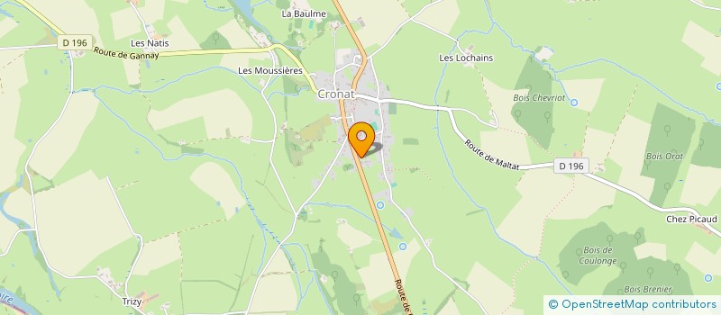 localisation de l'entreprise SCI DESPELLE  CRONAT