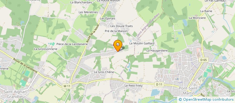 localisation de l'entreprise SCI DESPIERRE  PONT-SAINT-MARTIN