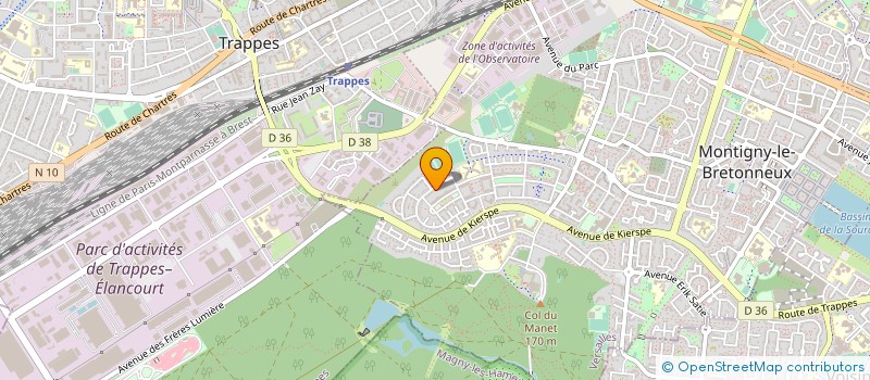 localisation de l'entreprise SCI DESPIOUX  MONTIGNY-LE-BRETONNEUX