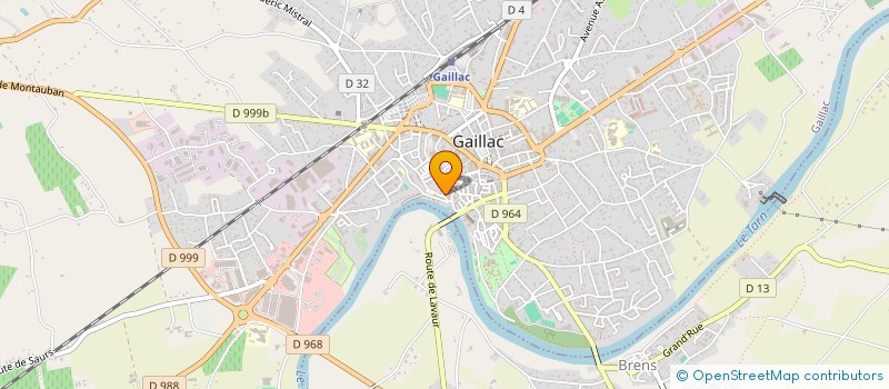 localisation de l'entreprise SCI DESPLATS  GRAULHET