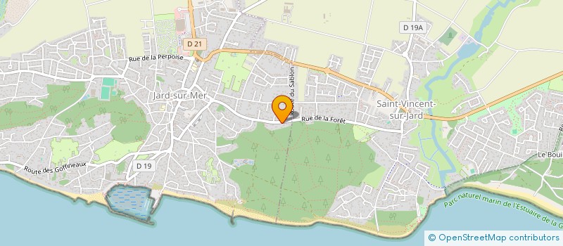 localisation de l'entreprise SCI DESPRES à JARD-SUR-MER